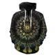 thumbnail image 1 of Sudadera con capucha y cremallera de mandala para hombre, gran tamaño, con estampado 3D, estilo urbano, unisex, genial, de manga larga, estilo Harajuku, con capucha, divertida, 1 of 6