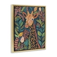 thumbnail image 2 of Stupell Industries Eclectic Exotic Leaf Pattern Giraffe Gold Floating Frame Canvas Art, 17 x 21, by Lisa R Dumm, 2 of 8