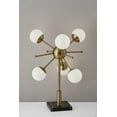 thumbnail image 1 of Lampe de Table Électronique LED en Laiton 15 Pouces X 15 Pouces X 23 Pouces, 1 of 1