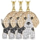 thumbnail image 1 of Collar Hermosos DogNeck17 3Pzas Beagle Negro Metal Cadena y Dije., 1 of 4