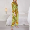 thumbnail image 4 of Bingfone Womens Pajama Sets Corn Print,Long Sleeve Loungewear Pajamas Set-Medium, 4 of 9