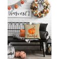thumbnail image 2 of Awkward Styles Thanksgiving Decorative Pillow Covers Thankful Orahge Pumpkin Throw Cushion Case, 2 of 2
