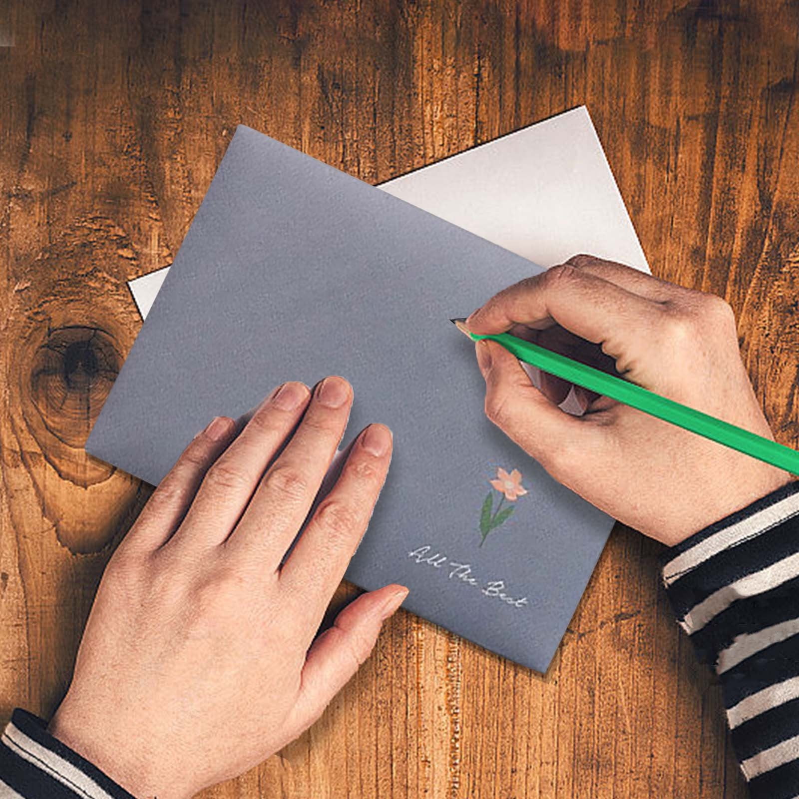 Lksixu Stationary Paper with Envelopes, 40 Sheets Letter Writing Paper with 20 Matching Envelopes and Stickers, 150GSM Heavy Weight Floral Style Stationary Writing Paper Cute Greeting Paper(7"x10")