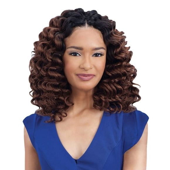 FreeTress 2X Wand Curl Crochet Braid Remedy Curl - Jet Black