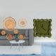 thumbnail image 2 of Arte de pared tejido de ratán y adorno para salón de té, pasillo, dormitorio, porche, cafetería, baño, estudio de granja., 2 of 8