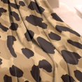 thumbnail image 3 of Beige and Black Leopard Pattern Blanket,Comfortable Soft Flannel Throw Blanket,All Season,Warm Lightweight Blankets for Sofa Bed Couch Living Room Chair,30"x40", 3 of 4