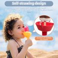 thumbnail image 3 of New Drip-Proof Popsicle Rack Drip Free Ice Holder No Mess Free Frozen Treats Rack Popsicle Holder with Straw For Kids Ice Cream 4Pcs Mixed, 3 of 6
