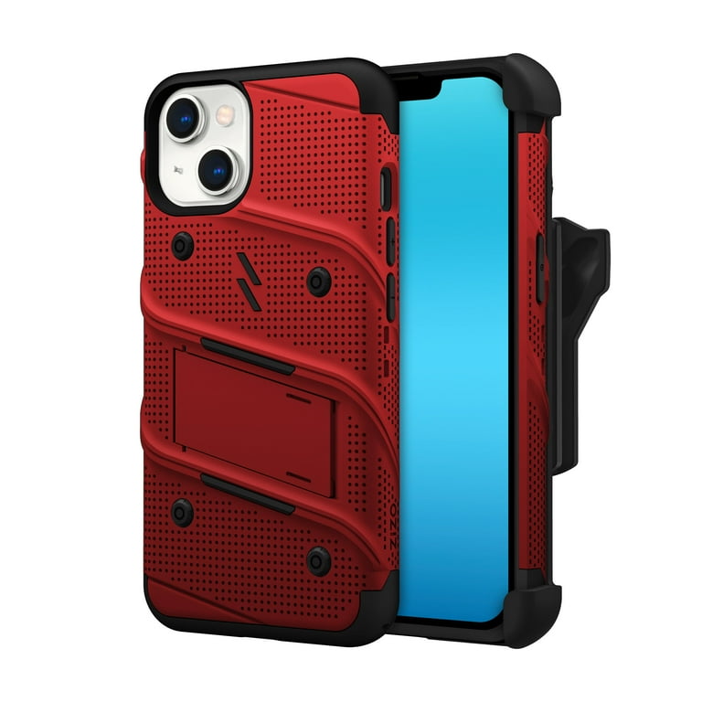 IPhone 14 ZIZO Bolt Holster Kickstand Case high quality with Tempered Glass