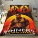 thumbnail image 1 of Pecadores Conjunto de sábanas temático, trío de piezas, cómodo y amigable con la piel, diseño único, regalo de decoración para el hogar para familiares, amigos y fans, 90 cm * 190 cm, 1 of 6