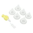 thumbnail image 3 of Tetina de silicona de repuesto, 6 uds. Chupete para bebé, chupete de silicona para bebé, chupete para morder para bebé, máxima comodidad, 3 of 9