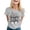 Grey, variant on Christian Shirts for Women Letter Print Crew Neck Short Sleeve Multiple Colors Plus Size Womens Clothing,Hot Pink,L