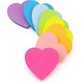 thumbnail image 1 of Notes Collantes en Forme de Cœur 8 Couleurs Colorées 75 Feuilles/pad Autocollants-Yvan, 1 of 3