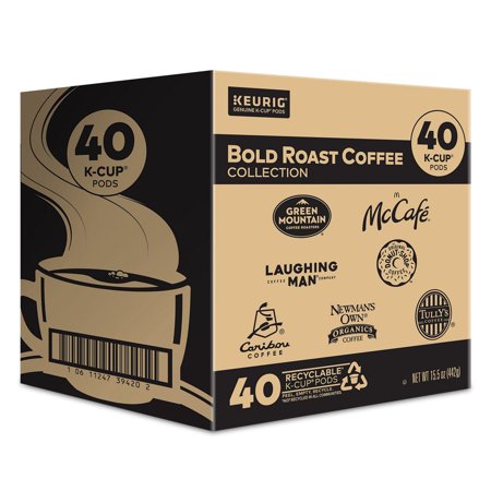 Bold Roast Coffee Collection Variety Pack Roast K-Cup Box 40 ct.
