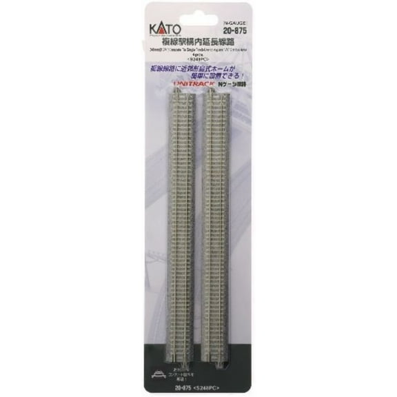 Kato USA Inc. N 9-3/4 Trk StraightConcrete Tie V15 Expander4 KAT20875 N Track