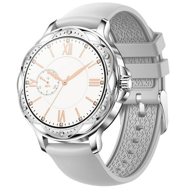 CF12 Women's Ultra-thin Bluetooth Smart Call Watch 1.2 Inch HD Watch Ring