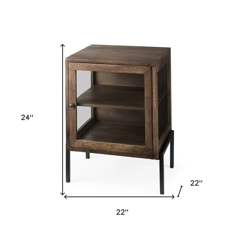 Rustic Dark Brown And Black Shadowbox Cabinet Rustic Dark Brown And Black Shadowbox Cabinet