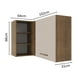 thumbnail image 2 of Gabinete superior de Esquina Madesa Agata MC Cocina, 2 of 5