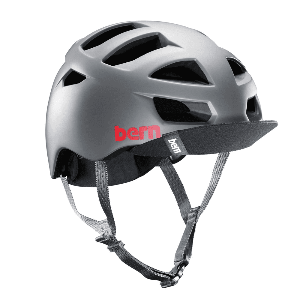 Bern 2016 Men's Allston Summer Bike Helmet w/ Visor (XXL/XXXL, Matte