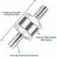 thumbnail image 2 of 2 Piece 8mm Aluminium Alloy Fuel Valve Way Valve For Petrol Carburettor Low P, 2 of 4