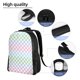 thumbnail image 5 of Fotbe Colorful Checkerboard Mochila de Viaje para Laptop, Mochila Ejecutiva Delgada y Resistente 15.6", 5 of 8