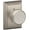 Silver, variant on Schlage F170-Bwe-Add Bowery Non-Turning One-Sided Dummy Door Knob - Nickel