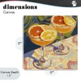 thumbnail image 4 of Stupell Industries Modern Fruity Summer Cocktails Canvas Art, 17 x 17, by Petals Prints Design, 4 of 8