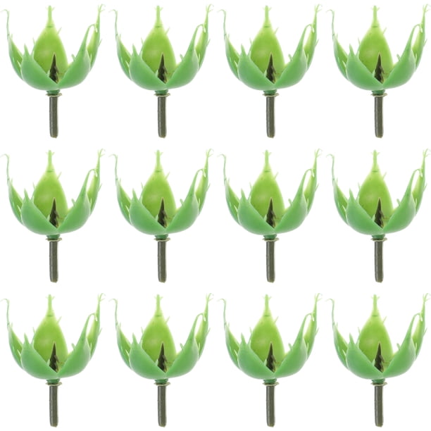 100 piezas de cálices de flores artificiales, sépalos de flores artificiales, cálices falsos, sépalos florales
