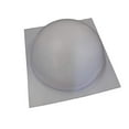 thumbnail image 2 of 6 Inch Half Sphere Ball Plastic Craft Mold to Make Using Concrete or Plaster 7007, 2 of 4