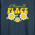thumbnail image 3 of Instant Message - I Know A Place Flowers - Women's Lightweight French Terry Long Sleeve Shirt, 3 of 6