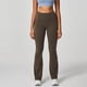 thumbnail image 5 of Pincandy Women's Solid Color High Waist Flared Yoga Pants, Elastic Waist, Stretchy Fabric, Yoga & Daily Fitness, 5 of 5