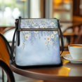 thumbnail image 3 of Tutolipy Daisy Floral Pattern Women's Crossbody Shoulder Purse, Waterproof PU Leather Adjustable Strap Women's Shoulder Crossbody Purse for Daily Use, 3 of 7