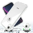 thumbnail image 6 of Feishell Gradient Clear Case for iPhone XR (6.1 inch),Dual Layer Hybrid 2-In-1 PC + TPU Transparent Anti-Scratch Shockproof Lightweight Slim Phone Case for iPhone XR,Clear, 6 of 7
