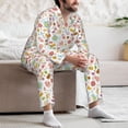 thumbnail image 7 of Sikiie Dessert Mens Pajama Set, Soft Warm Long Sleeve Sleepwear, Cozy Button-Down Pjs for Men-X-Large, 7 of 7
