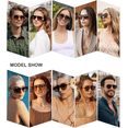 thumbnail image 3 of Gafas de Sol Aviador Retro para Hombre y Mujer, Forma Rectangular, Lentes para Hombre y Mujer, 3 of 7