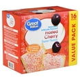Great Value Frosted Toaster Pastries, Cherry, 16 Count
