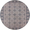 thumbnail image 1 of Ahgly Company Indoor Round Mid-Century Modern Rosy Brown Pink Oriental Area Rugs, 3' Round, 1 of 6