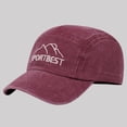 thumbnail image 4 of Spazoro Toddler Boys Girls Baseball Cap, Perforated Adjustable Sport Breathable Washed Cotton Hat for Summer Protection Wine, 4 of 7