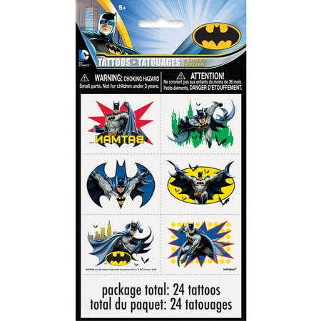  Batman  Temporary Tattoos 24ct Walmart  com