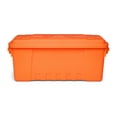 thumbnail image 2 of Baúl deportivo Plano, color naranja brillante, caja de almacenamiento con cerradura de 17 galones, 2 of 8