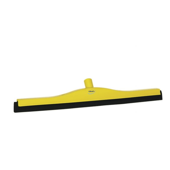 Remco 77546 Fixed Head Squeegee 24 inch with Rubber Blade Yellow