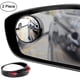 thumbnail image 1 of Espejo retrovisor para punto ciego, 2 unidades, ajustable 360 grados, de cristal HD y carcasa ABS, convexo, redondo, adhesivo para coche., 1 of 10