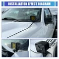 thumbnail image 3 of A-Pillar LED Light Bar Windshield Mount Brackets fit for Ford F150 2004-2014,Q235A Material, 3 of 5
