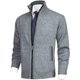 thumbnail image 1 of Suéter de talla europea para hombre, cárdigan con cremallera, informal, holgado, abrigo a juego para hombre, 1 of 6