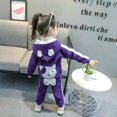 thumbnail image 1 of Conjunto de ropa para niñas recién nacidas de otoño e invierno, además de terciopelo grueso con capucha, ropa para bebés y niños pequeños, traje cálido para niños, Navidad 0-5Y4T Gao Jinjia LED, 1 of 2