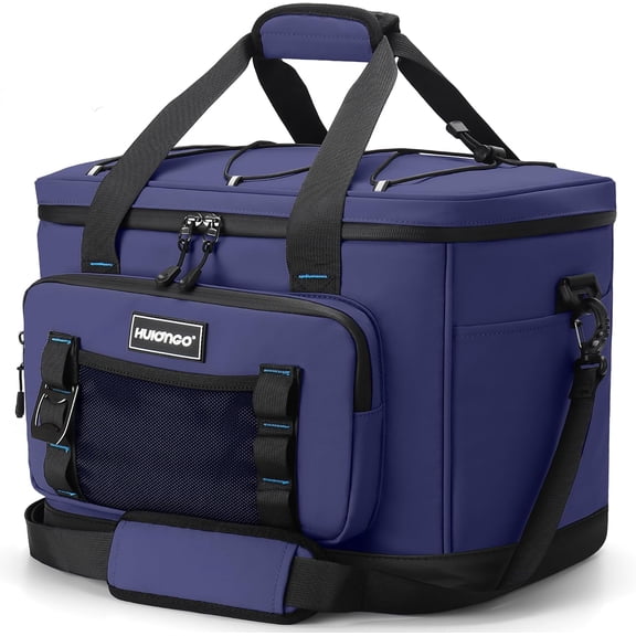 Insulated Foldable Collapsible Cooler Bag 30L Dark Blue
