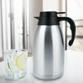 thumbnail image 4 of Coffee Carafe Airpot Insulated Coffee Thermos Urn Stainless Steel Vacuum Thermal Pot Flask Dispenser for Coffee, Hot Water, Tea, Hot Beverage2L, 4 of 9