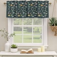 thumbnail image 2 of 2 Pack Valances for Window, Green Dinosaur Short Curtains for Kitchen Bedroom Living Room, Vintage Letters Farm Animals Rod Pocket Small Window Treatment Valance Drapes 60 x 18 Inch, 2 of 8