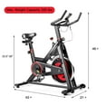 thumbnail image 3 of Topcobe 30 lbs Family Fitness Aerobic Exercise Magnetic Bicycle, Home Gym Workout Fitness Equipment, 3 of 10