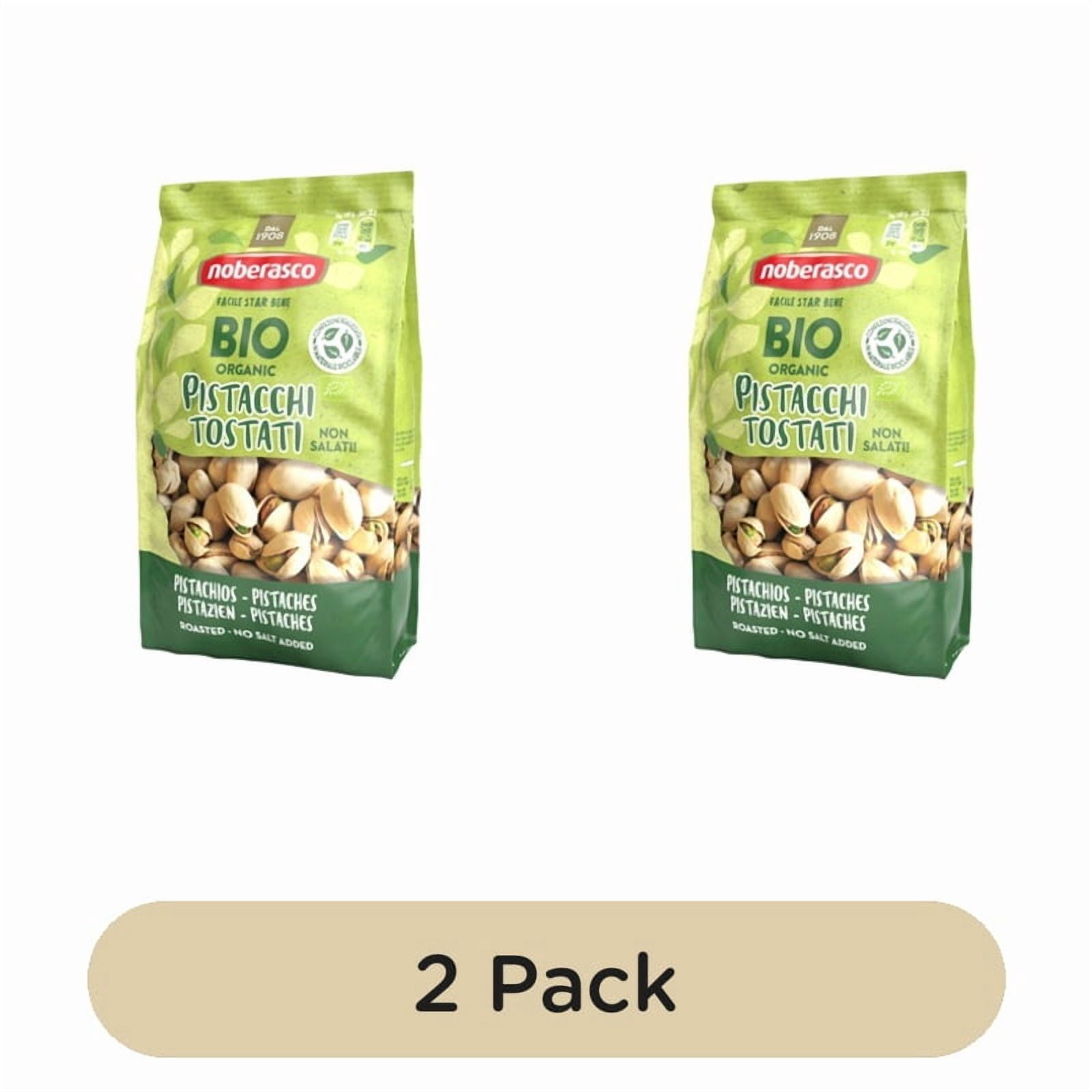 Noberasco Organic Pistachios Toasted 150g, British Import (Pack of 2)