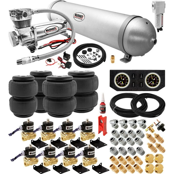 Vixen Air Suspension Kit for Truck/Car Bag/Air Ride/Spring. On Board